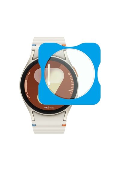 Novstrap Samsung Galaxy Watch 7 40mm İle Uyumlu Ekran Koruyucu Temperli Cam Kolay Uygulama Aparatlı