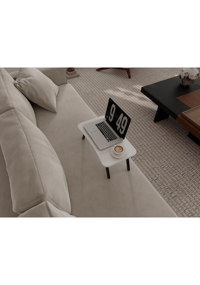 Base Portatif Katlanır Laptop Sehpası Beyaz