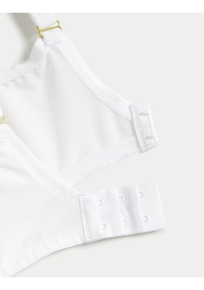 Marks & Spencer Flexifit:trade Mark: Dantel Detaylı Balensiz Toparlayıcı Sütyen Beyaz