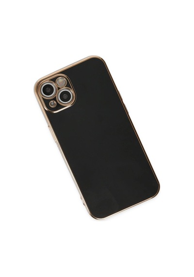 Apple iPhone Uyumlu   14 Kılıf Volet Silikon - Siyah