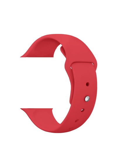 Watch Kordon 2 3 4 5 Seri 38-40 Mm Silikon Kordon Kayış-kırmızı