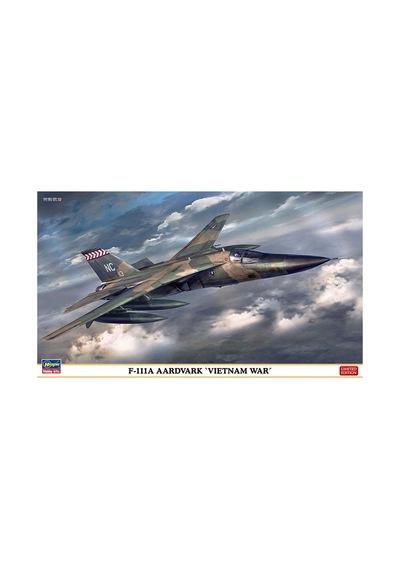 Hasegawa 2441 1/72 Ölçek, F-111a Aardvark Vietnam War Savaş Uçağı Plastik Model Kiti