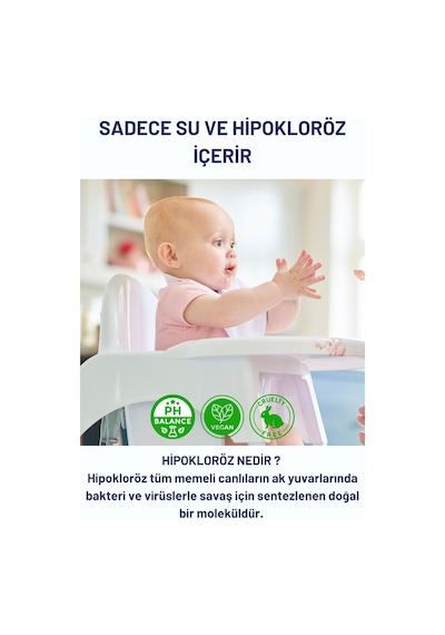 Yenidoğan Bebek Sterilizatör Alkolsüz Biberon Emzik Temizleyici Dezenfektan Sprey Set