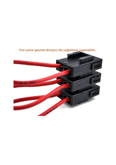 Standart Bıçak Sigorta Yuvası 2.5mm² Kablolu Kapaklı İç Mekan