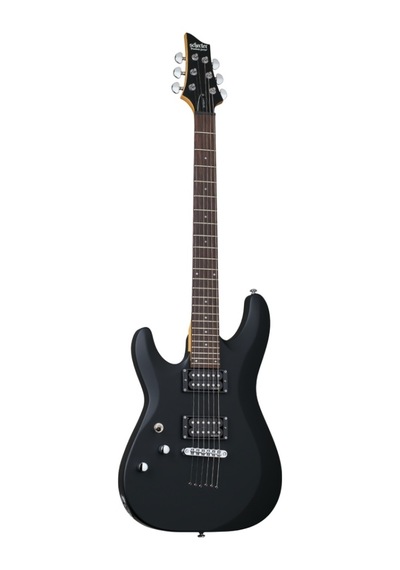 Schecter C-6 Deluxe Solak Elektro Gitar Satin Black