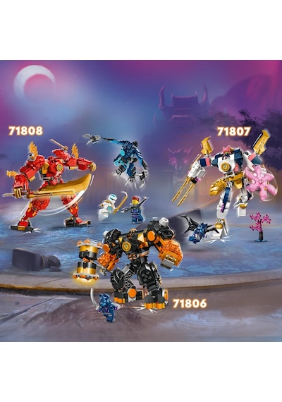 LEGO® NINJAGO Kai’nin Ateş Elementi Robotu 71808 7+ Yaratıcı Oyuncak Yapım Seti - 322 Parça