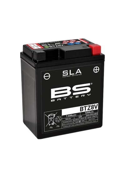 Bs Btz8v Sla 2018-2020 Honda Pcx125 Uyumlu Akü Jel Akü
