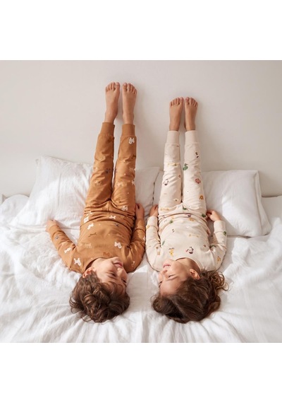 Owli Pijama Takımı 1.0 Tog Brekky Ekru