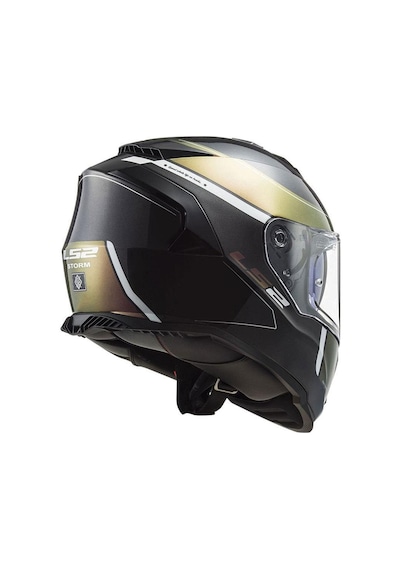 Ls2 Storm 2 Velvet Full Face Motosiklet Kaskı 66909 Mat Siyah Gök Kuşağı