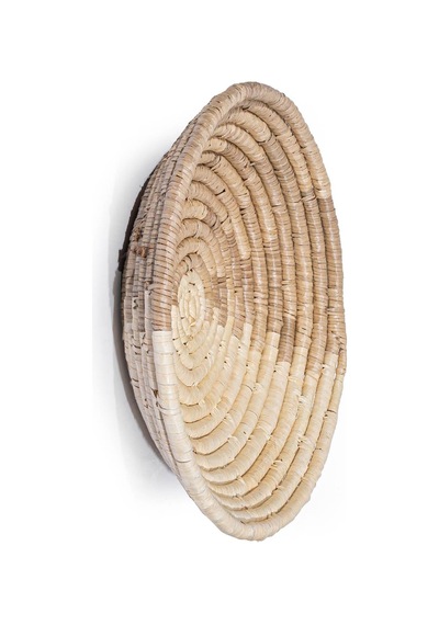 Koza Home Meander Natural Bambu Afrikan El Yapımı Duvar Tabağı Dekoru 45cmx