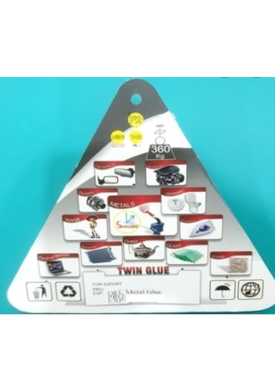 Del Glue Ikiz Yapıştırıcı Iran 14 Gr Metal-Çelik-Plastik-Granit