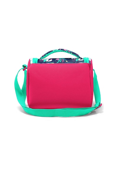 Coral High Kids Neon Mercan Lacivert Kuğu Desenli 3'lü Okul Çanta Seti Set0123402