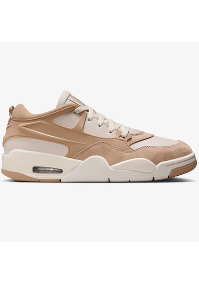 Nike Air Jordan 4 Rm Leather Unisex Sneaker Hakiki Deri Günlük Spor Ayakkabı Krem