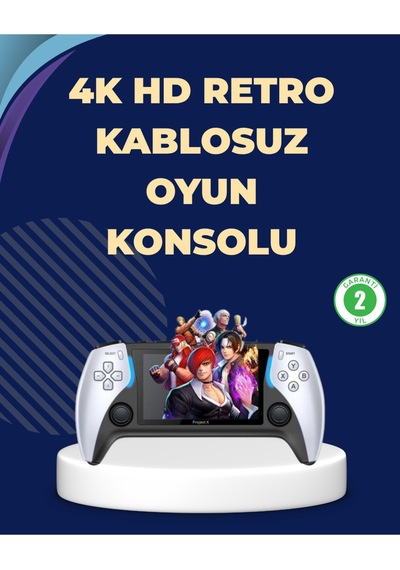 Kompakt Ve Hafif Retro Oyun Konsolu 1000 Klasik Oyun Dahil -