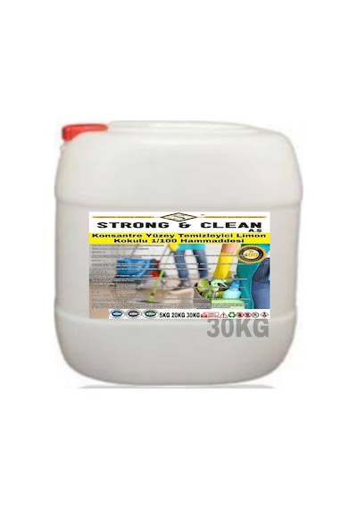 Strong&Clean Profesyonel Yüzey Temizleyici Limon Kokulu 30 KG