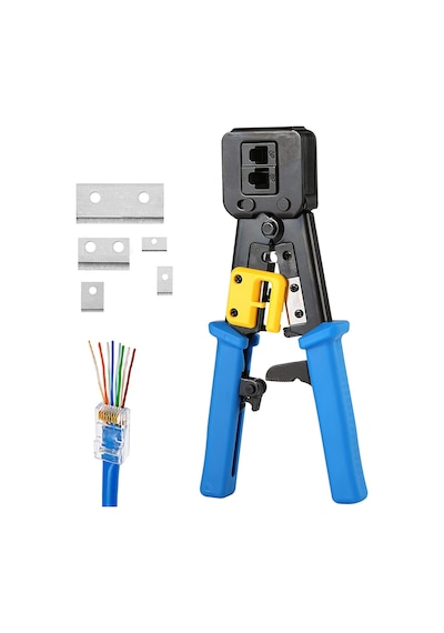 Yeni Nesil Rj45 Pense EzRj45 Sıkma Pensesi RJ11 Rj12 RJ45