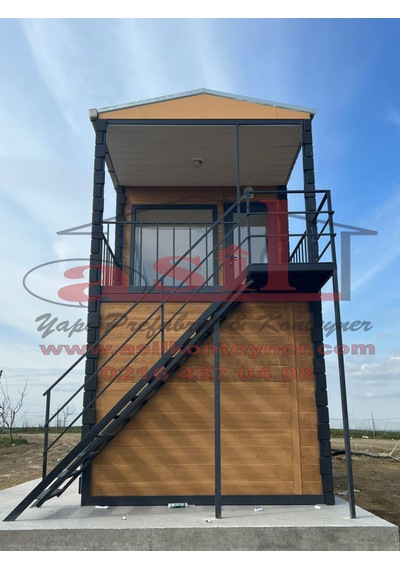 54 M² 2 Katlı,çatı, Verandalı Dış Ahşap Desen Betopan, İç Betopan