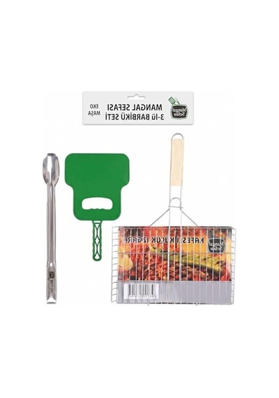 Küçük Mangal Teli, Ahşap Saplı Ve 35x20 Cm Ölçülerinde