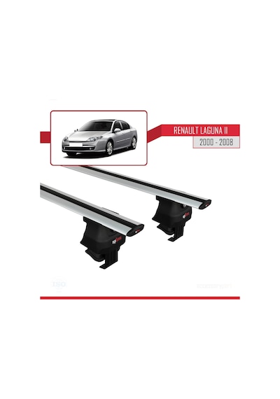 Renault Laguna Iı 2000-2008 Arası İle Uyumlu Ace-4 Ara Atkı Tavan Barı Gri