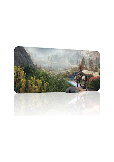 Horizon Zero Kaymaz Dikişli Kauçuk Oyuncu Mousepad V2 - 90x40 Xxl Gaming Mouse Pad Fare Altlığı