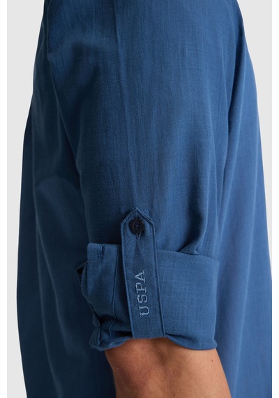 U.S. Polo Assn. U.s. Polo Assn. Erkek Açık Lacivert Gömlek Basic 50324660-vr059