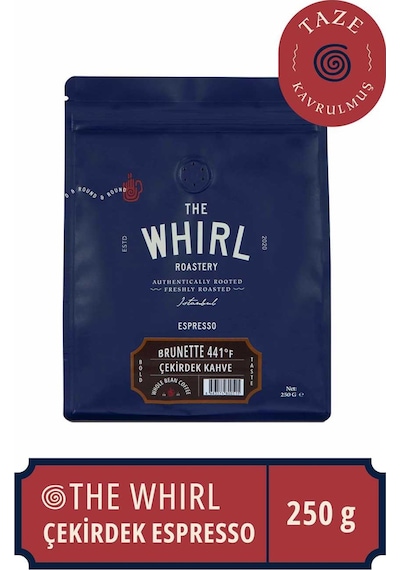 The Whirl Espresso Brunette 441°F Çekirdek Kahve 250 G