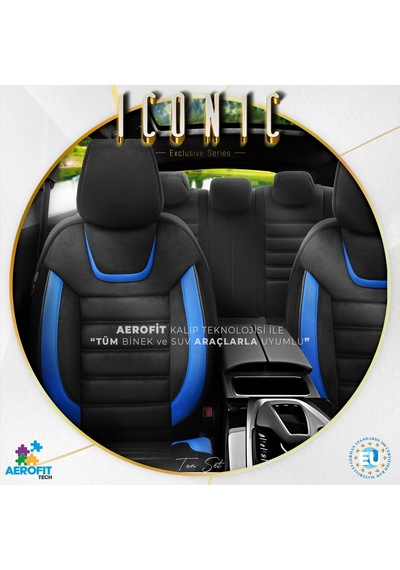 Otom Iconic Design Ekstra Destekli Oto Koltuk Kılıfı 550061877