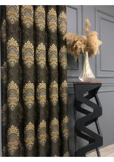 Fon Perdetaç Marka Claose Desen Damask Motifli Fon