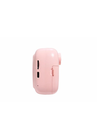 Cmr96 Çocuk Dijital Mini Kamera 1080p Hd 2.4 İnç Ekran Fotorğraf Video Oyun Müzik Usb Şarj Termal Resim Kağıt Baskılı Yazıcı Kamera Video Makinesi Print Kamera Pembe