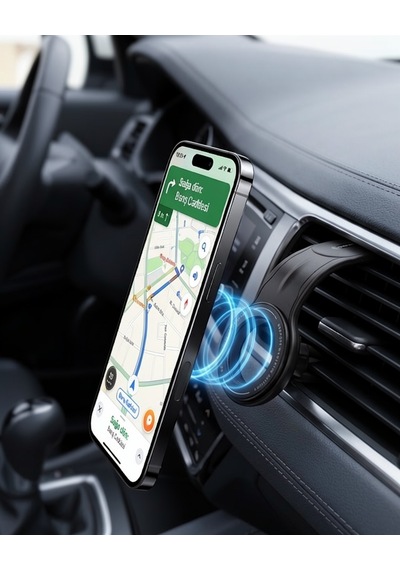 Manyetik Araç Telefon Tutucu 360 Derece Döner Uczzzzj12araçtutucu Siyah