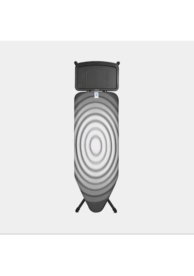 Brabantia 124x45cm C Buhar Kazanı Standlı Denim Black Desenli Ütü Masası -