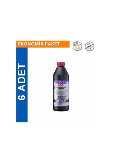 Liqui Moly Gl4 75W-90 Sentetik Manuel Şanzıman Yağı 6 x 1 L