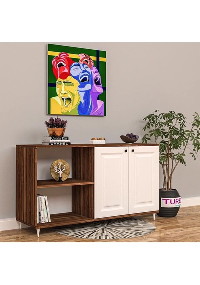 Grey Membran Kapak Konsol Mdf Beyaz Grey Membran Kapak Konsol Mdf Beyaz
