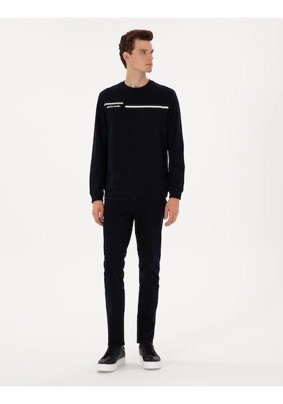 Pierre Cardin Erkek Lacivert Sweatshirt 50317675-vr033 Lacivert