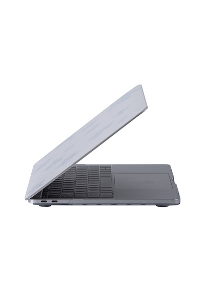 Apple Uyumlu MacBook Pro Kılıf 13 İnç M1-m2, Flower05nl Type-c Model A2338 A2289 A2251 A1706-08 A1989 A2159 İle Uyumlu Açık Mavi