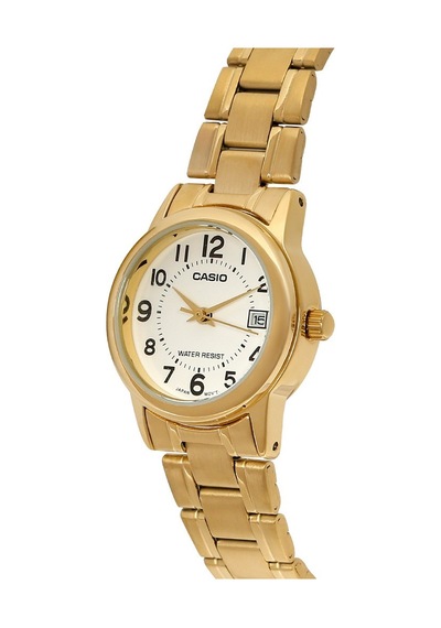 Casio Ltp-v002g-7budf Quartz Çelik Altın Rengi 25 Mm Kadın Kol Saati