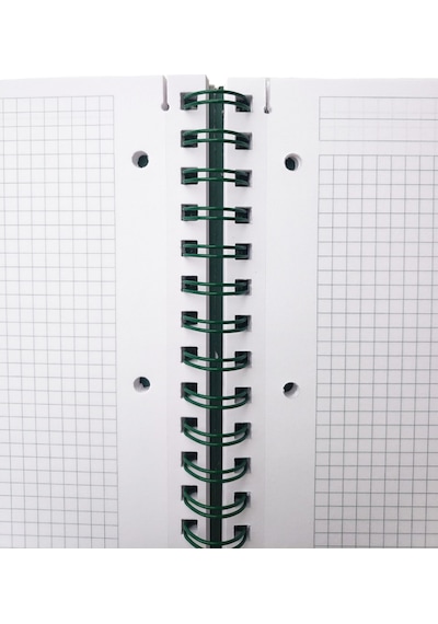 Le Color Armut Desen 2+1 Kareli & Çizgili 235x300 Spiralli Defter