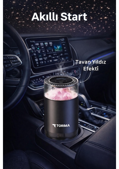 Torima Tcf-01 Araç Kokusu Hava Nemlendirici & Hareket Algılamalı Koku Makinesi Qingying Weiyang Esansı Aromaterapi Difüzör