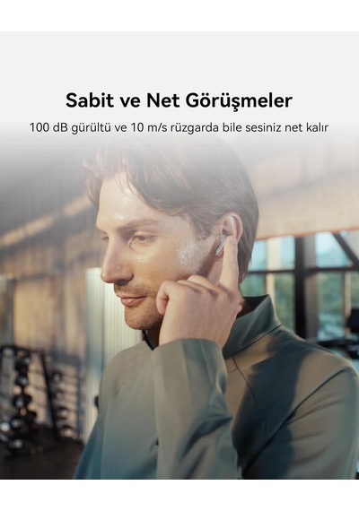 Tr Freebuds Pro 5 Kulaklık, İş Ve Ofis İçin Çift Sürücülü Yapay Zeka Gürültü Engelleme Sürükleyici Ses Ve