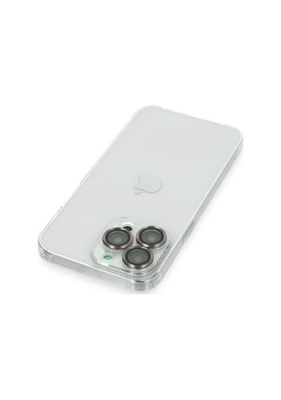 Apple iPhone  Uyumlu- 13 Pro Kılıf Luko Lens Silikon -yeşil