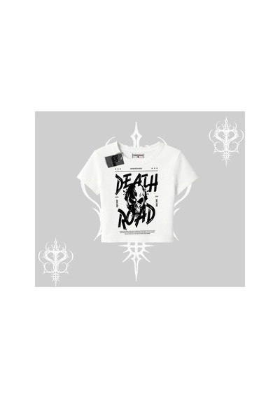 Tarzsokak Babby Tee Tshirt Death Road Memento Mori Street Manifest Beyaz