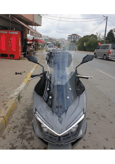 Motocam Mondial Strada 125 Ön Cam 2023-2026 Model 75cm Şeffaf Renkli 4mm Uzun