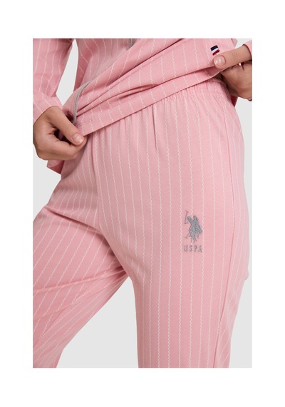 U.S. Polo Assn. Kadın Açık Pembe Pijama Takımı 50333630-vr078 Acık Pembe U.S. Polo Assn. Kadın Açık Pembe Pijama Takımı 50333630-vr078 Acık Pembe
