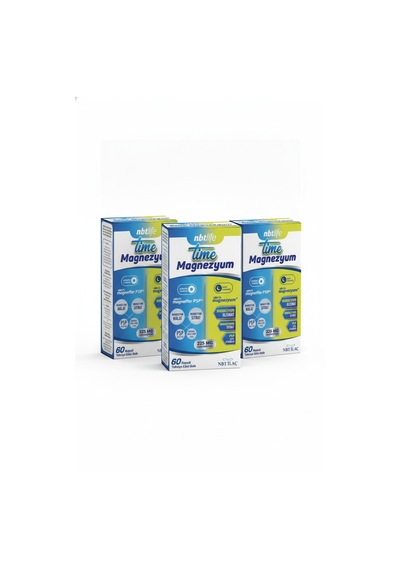 Nbt Life Time Magnezyum 60 Kapsül 3 Lü Set