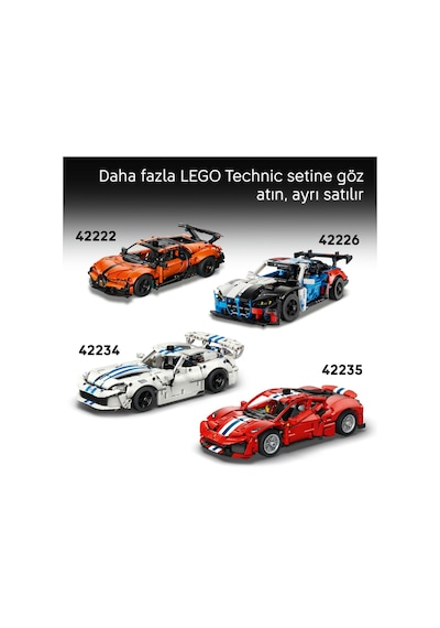 LEGO® Technic Modifiye Ford Mustang GT Araba 42236 - 10 Yaş ve Üzeri Çocuklar için 8 Detay İçeren Oyuncak Yapım Seti (973 Parça)