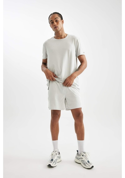 DeFactoFit Standart Fit Normal Kesim Sporcu Kısa Paça Şort C9176AX24AUGR493