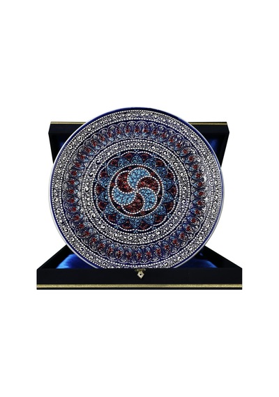 E38 El İşçiliği Çini Tabak 40 Cm - 6746