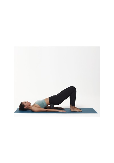 Actifoam Yoga Blok Yoga Köpüğü Yoga Bloğu Orta Sert-Siyah Mavi