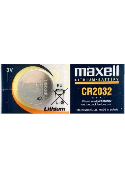 Maxell CR2032 3V Lityum Kartela Düğme Pil