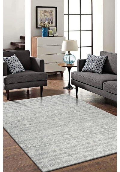 Badelya Home Gri İskandinav Modern Tasarım Sisal Bukle Özel Ölçü Salon Oturma Odası Koridor Mutfak Halısı Yolluk
